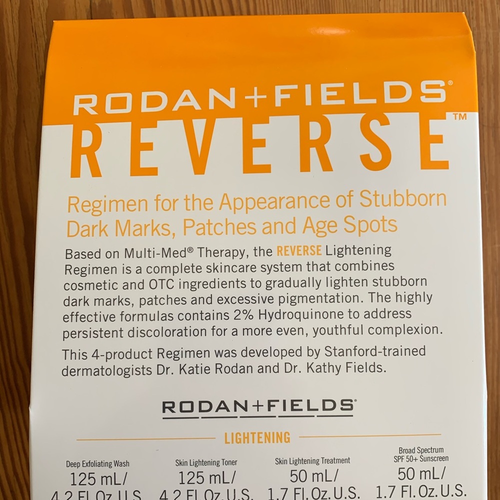 Rodan & fields reverse regimen